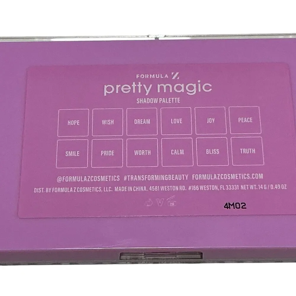 Formula Z Pretty Magic Eyeshadow Palette Iridescent Shimmer Matte Mix New in Box